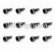 HBX 12883 GROUND CRUSHER Parts-Screws Parts-Cap Head Screws(12pcs)-2X6mm Parts-S165,HaiBoXing HBX 12883 RC Car Parts